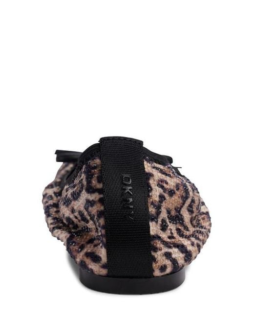 DKNY Black Dale Ballet Flat