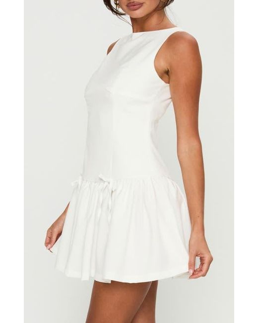 bandeau mini dress Peachy Den Amelia Bandeau Romper in Baby Blue