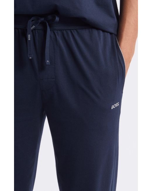 Boss Blue Mix Match Pajama joggers for men