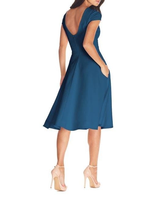 green formal wedding guest dress Dark Green Wrap Satin Dress With Flutter Sleeves – Désir Couture