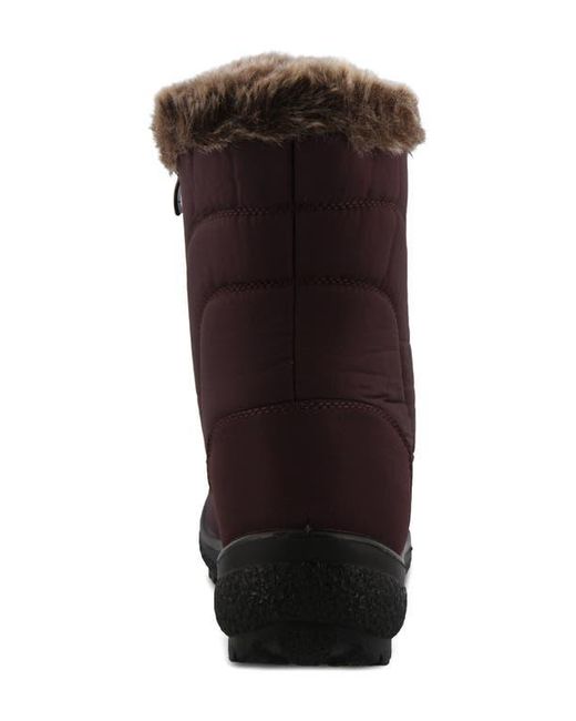 Flexus by Spring Step Brown Persenia Waterproof Winter Boot