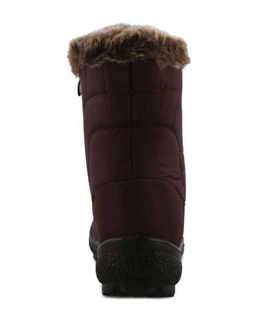 Flexus by Spring Step Brown Persenia Waterproof Winter Boot