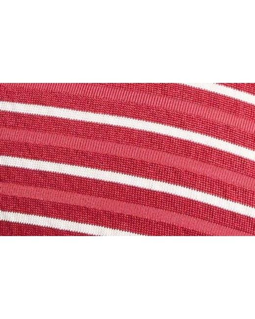 PacSun Red Emily Stripe Bandeau Bikini Top