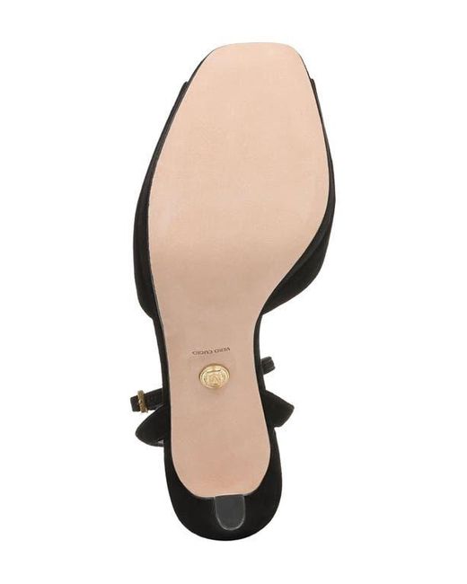 Veronica Beard Black Brianne Ankle Strap Platform Sandal