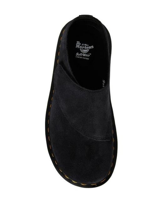 Dr. Martens Black Zebzag Anywair Mule