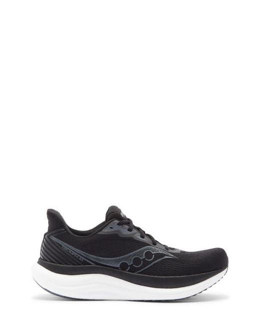 Saucony Black Triumph 23 Running Shoe for men