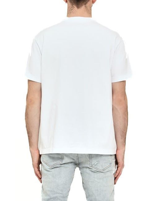 Purple Brand White Heavyweight Jersey Graphic T-Shirt for men