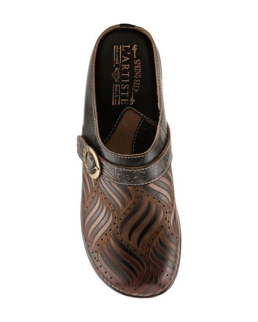 Spring Step Brown Sova Mule