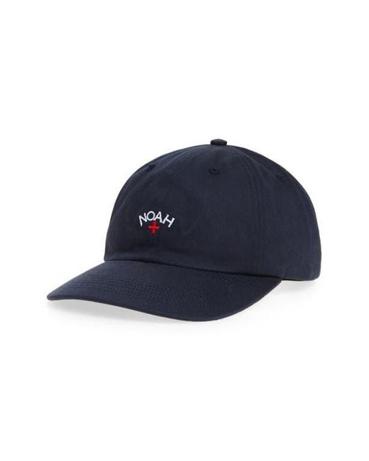 Noah NYC Blue Core Logo Baseball Cap for men