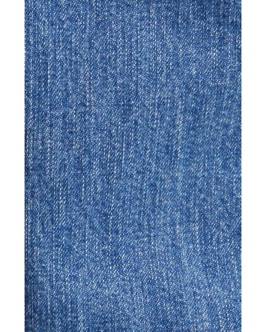 Alex Mill Blue Alexis Button-Up Denim Minidress
