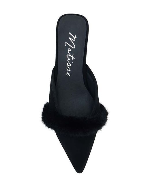Matisse Black Kellan Pointed Toe Mule