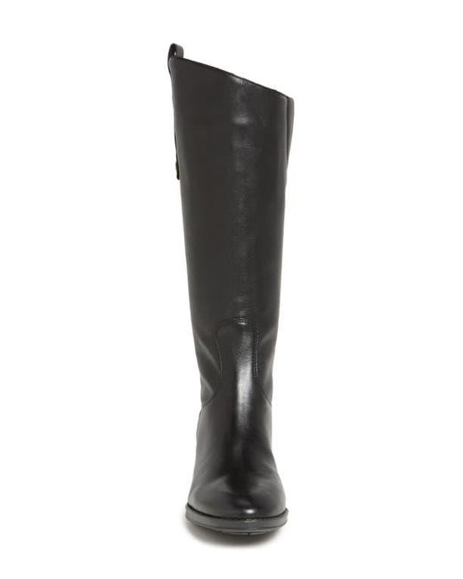 Sam Edelman Black Penny Wide Calf Leather Boots