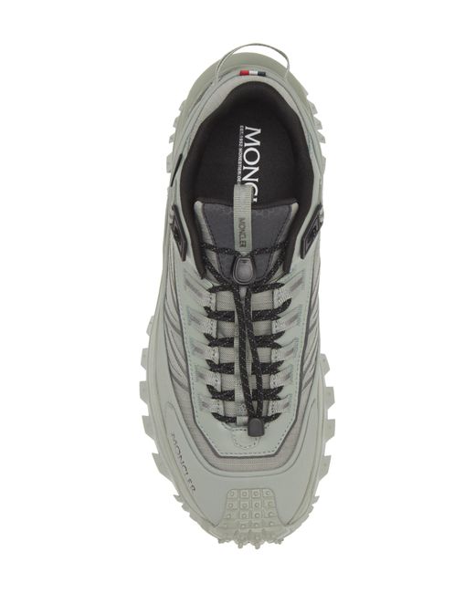 Moncler Gray Trailgrip Gtx Waterproof Hiking Sneaker for men