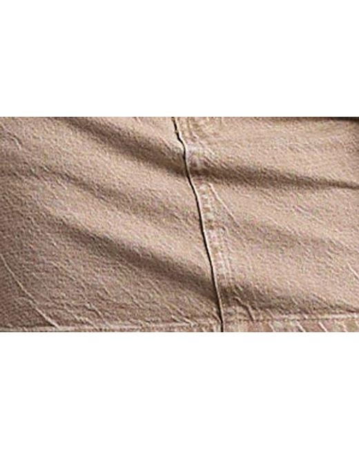 TOPSHOP White Denim Miniskirt