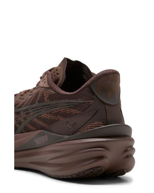 PUMA Brown Deviate Nitro 4 Running Shoe for men