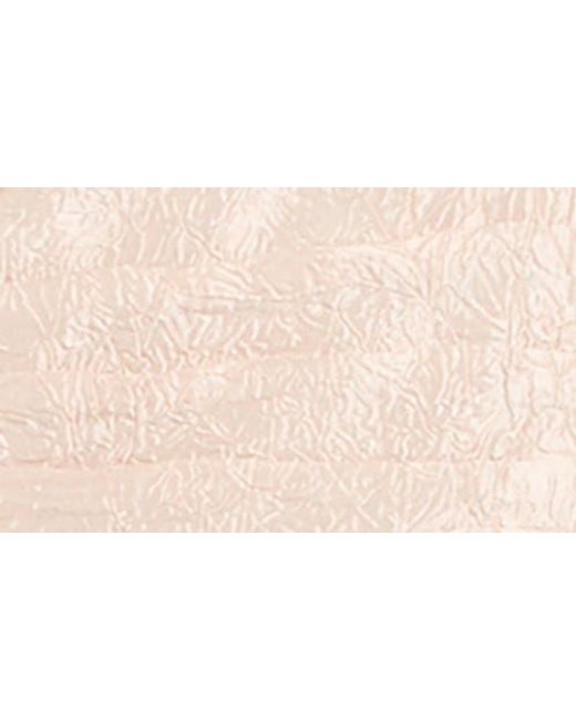 Tahari Natural Crushed Taffeta Cold-Shoulder Fit & Flare Cocktail Dress