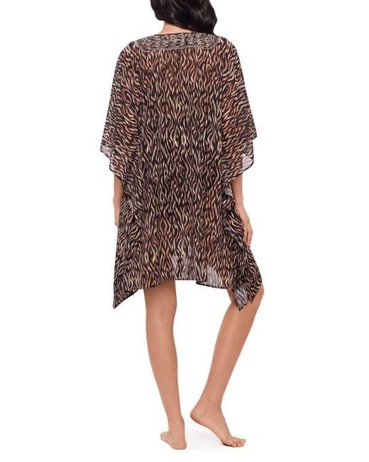 Miraclesuit Brown Topkapi Cover-Up Caftan