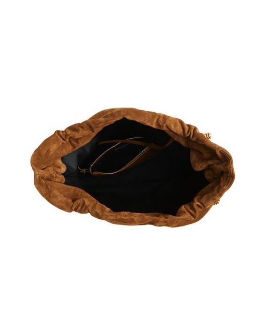 Saint Laurent Brown Large Jamie 4.3 Patchwork Suede Shoulder Bag