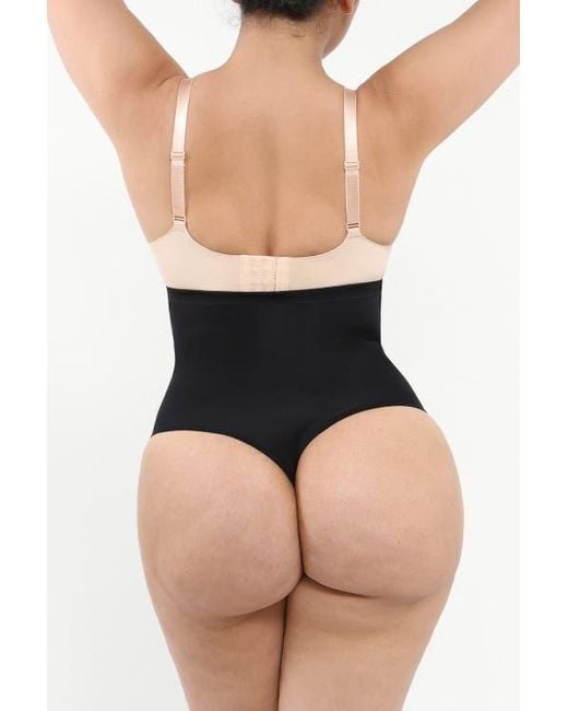 Shapellx Black Side Zip Shaping Panty