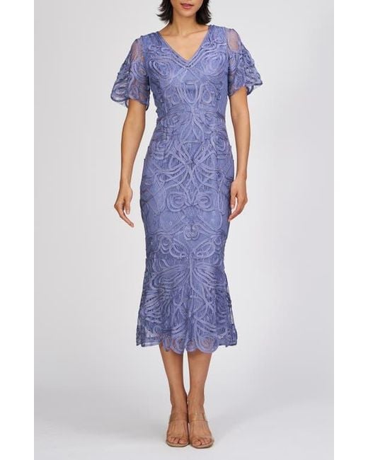 petal & pup lauren lace overlay dress Lauren Dress - Navy