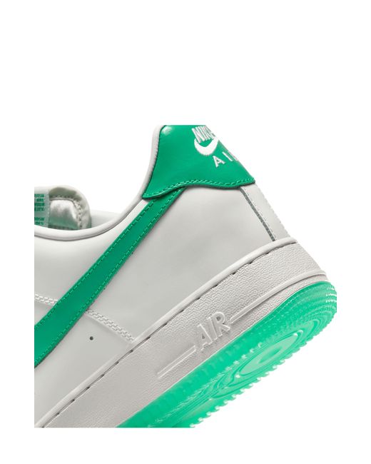 Nike Green Air Force 1 '07 Premium Basketball Sneaker for men