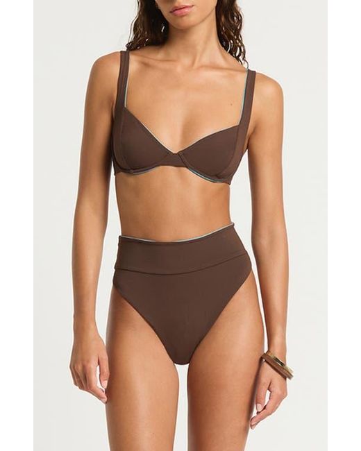 Bondeye Black Ryan Reversible Underwire Bikini Top