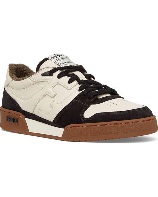 Fendi Brown Ff Match Sneaker for men