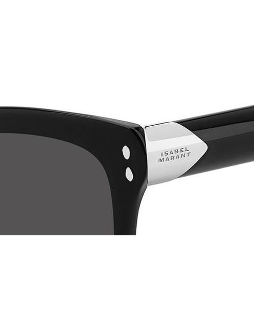 Isabel Marant Black 51Mm Rectangular Sunglasses