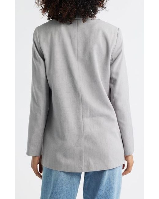 Friends Like These Gray Peak Lapel Blazer
