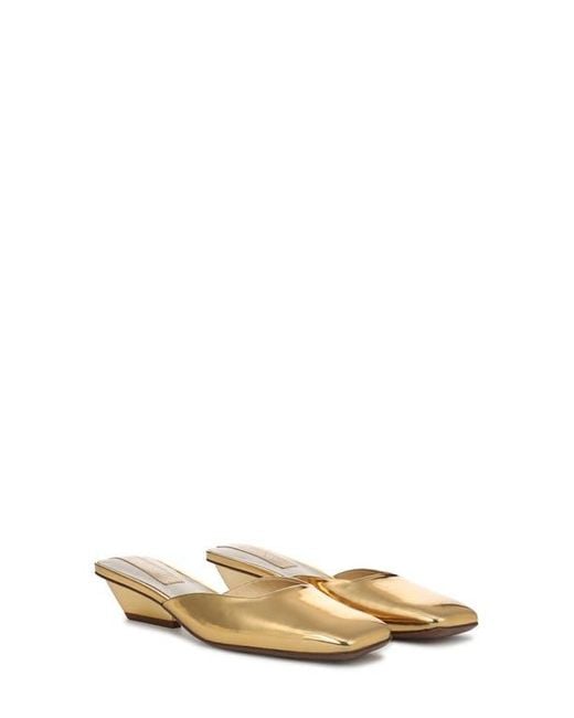 Franco Sarto Metallic Nicola Square Toe Mule