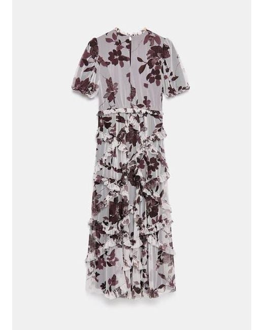 Mint Velvet Red Floral Printed Maxi Dress