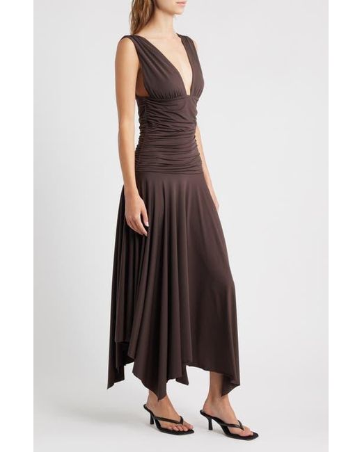 Mango Brown Myri Sleeveless Maxi Dress