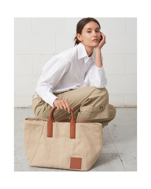 WE-AR4 Natural The Riviera Tote