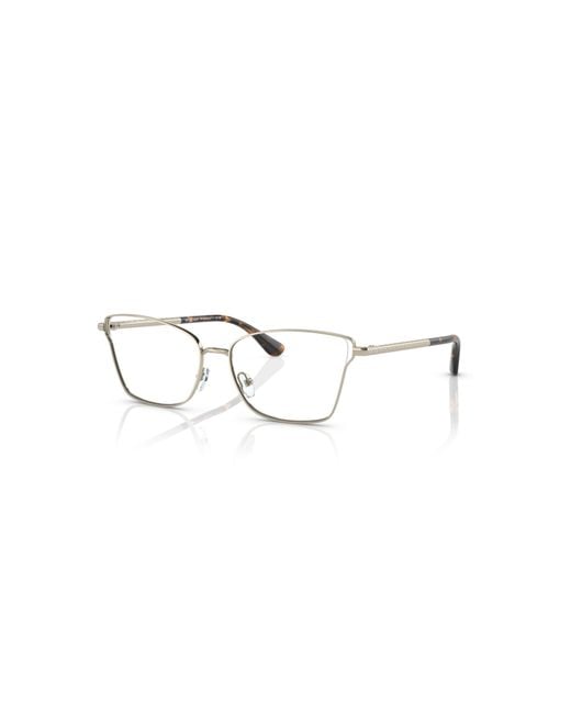 Michael Kors Metallic Rectangle Eyeglasses