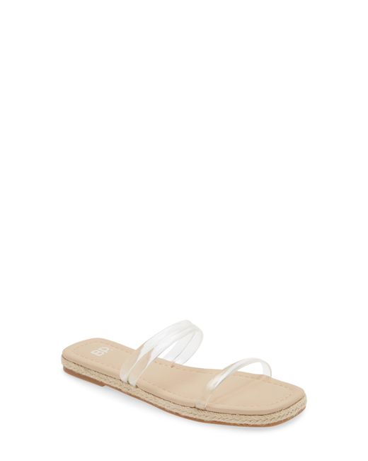 BP. Viola Braided Slide Sandal in Natural Lyst