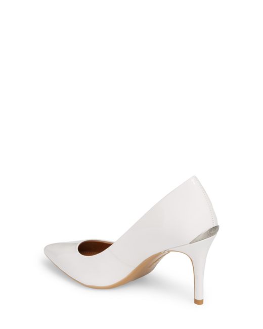 calvin klein white pumps