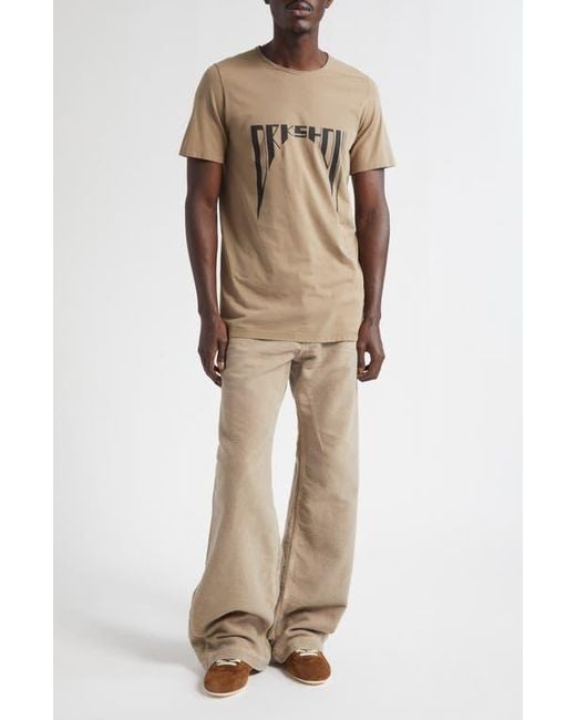 Rick Owens Natural Geth Wide Leg Jeans for men