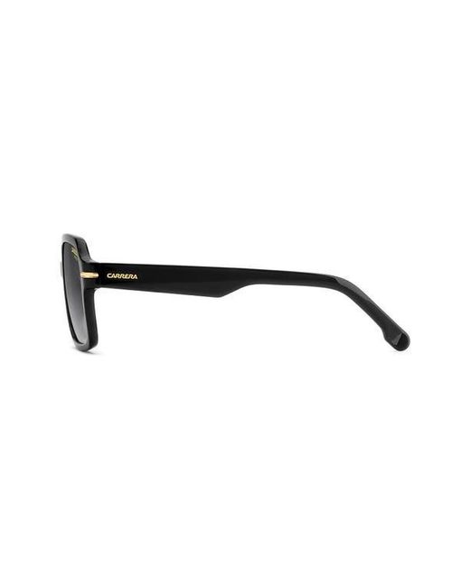 Carrera Black 56Mm Gradient Square Sunglasses for men