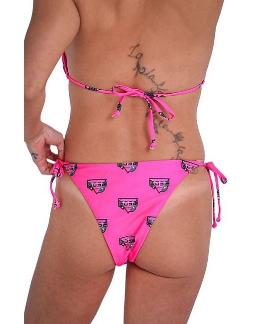 OOSC Pink Baewatch Tie Side Bikini Bottoms