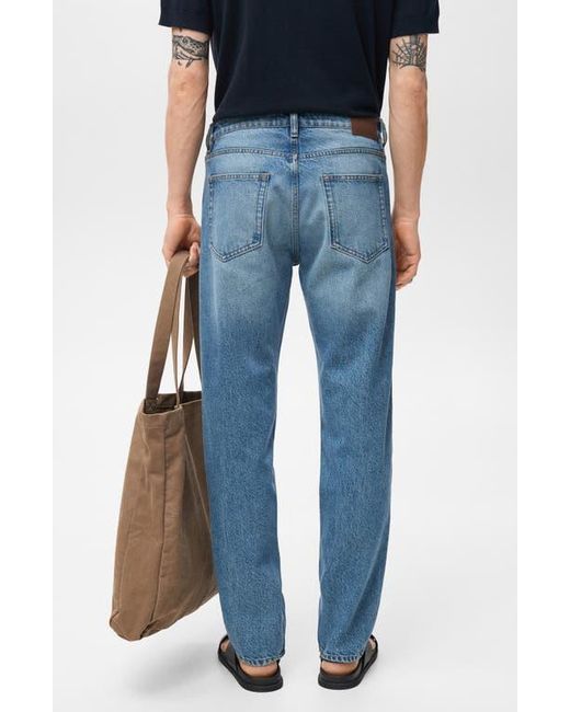Mango Blue Bob Regular Fit Jeans for men