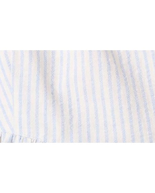 O'neill Sportswear White Jaycee Stripe Halter Top