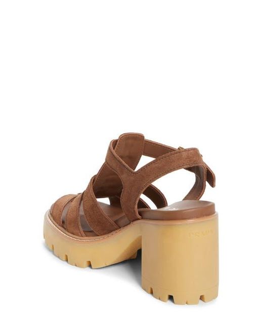 Prada Brown Stride Platform Sandal