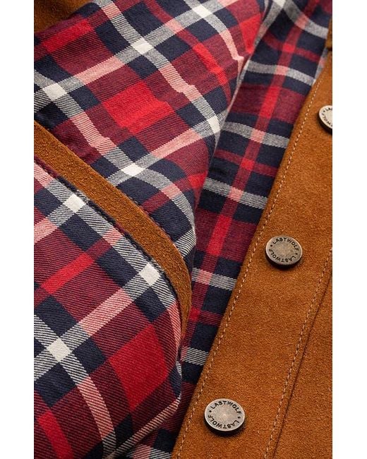 Last Wolf Brown Sequoia Trucker Jacket for men