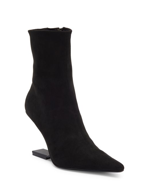 Jeffrey Campbell Black Compass Pointed Toe Bootie