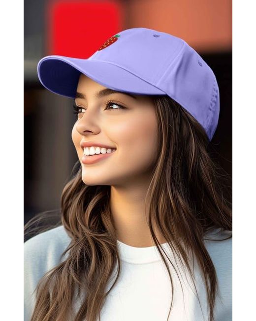Alix Blue Strawberry Hat