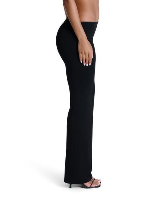 Naked Wardrobe Black Asymmetric Bootcut Pants