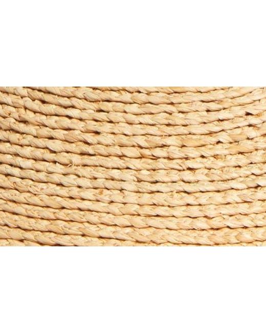 Lack of Color Natural Raffia Visor