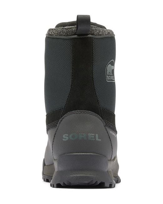 Sorel Black Buxton Lite Waterproof Boot for men