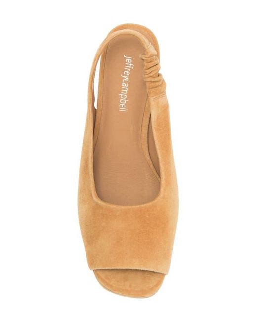 Jeffrey Campbell Natural Extendo Slingback Platform Sandal