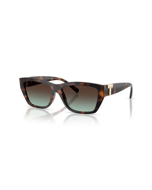 Tiffany & Co Multicolor 56Mm Rectangular Sunglasses